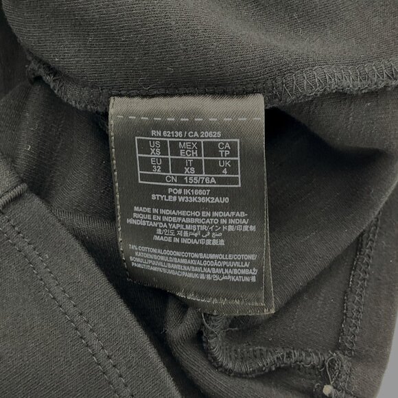 Guess Sleeveless Black Knit Bodycon Mini Dress Mesh Insert BacK Floral Cutout XS - Picture 6 of 7